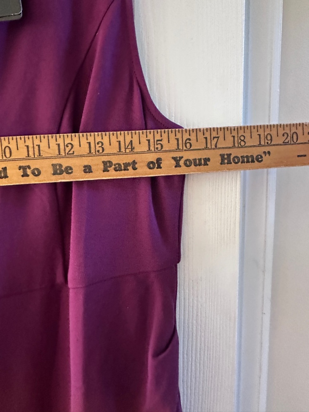 torrid Plum V-Neck Wrap-Hem Midi Dress - Picture 5 of 6